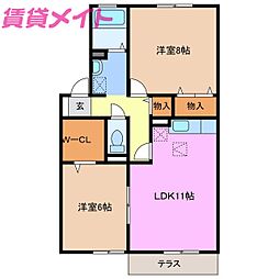 アンシャンテ　A 1階