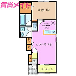 フリシュ・モンテ　Ａ棟 1階