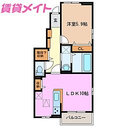 ウッドパークII B 1階/-