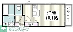 ナチュラルコンフォート湘南 1Kの間取図画像