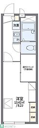 レオパレスエンボーダ 1Kの間取図画像