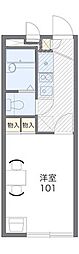 レオパレスKAZU 1Kの間取図画像