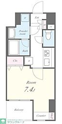 厚木市中町4丁目マンション 1Kの間取図画像