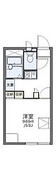 レオパレスサンリバー 1Kの間取図画像