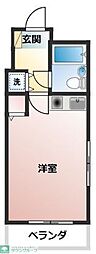 アーバンハイツ平塚 ワンルームの間取図画像