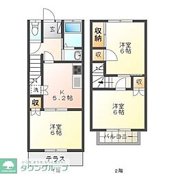 キャッスルシーサイド 3Kの間取図画像