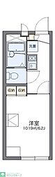 レオパレスすばる1 1Kの間取図画像
