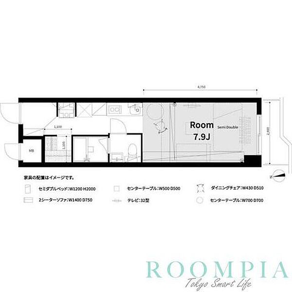 ライオンズマンション西中延 206｜東京都品川区西中延１丁目(賃貸マンション1R・2階・27.00㎡)の写真 その2