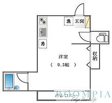 ハーモニーロコ 202 ｜ 東京都目黒区上目黒２丁目9-20（賃貸アパート1R・2階・23.06㎡） その2