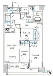 レガシス中目黒 14階