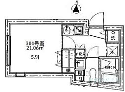 クーカイテラス大岡山 3階