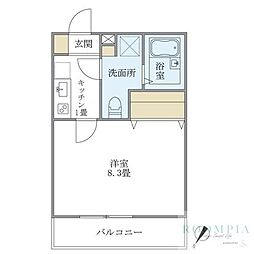 ミニョン若林 1階/102