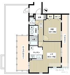 洗足第2マンション 4階/405