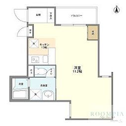アーク桜新町 ワンルームの間取図画像