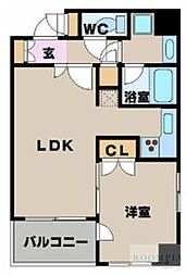 パレステュディオ渋谷ステーションフロント 1DKの間取図画像