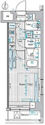 ブライズ多摩川 1Kの間取図画像