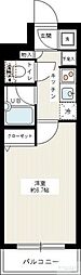 ヴェルト西馬込 1Kの間取図画像