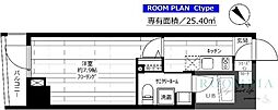 ステージファースト駒沢 1Kの間取図画像