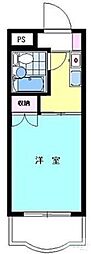 MAZYAハイタウン学芸大学 1Kの間取図画像