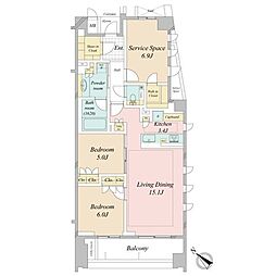 間取図画像 3LDK