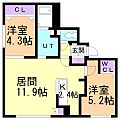(仮称)アルファスクエア北24条3階10.8万円