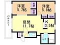 Villa・de・アカシヤB4階6.2万円