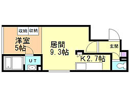 間取図画像 1LDK
