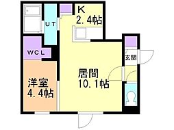 間取図画像 1LDK