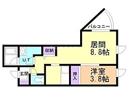 間取図画像 1LDK