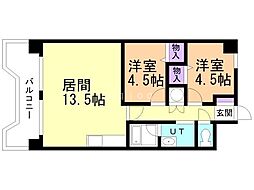 朝日プラザ偕楽園 2階