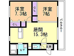 ザ・レインボーコートN27 3階/302