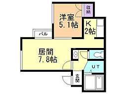 間取図画像 1LDK