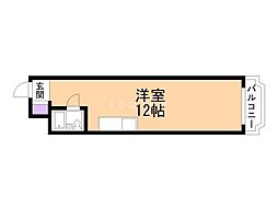 チサンマンション第11札幌 ワンルームの間取図画像
