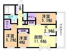 物件の間取り