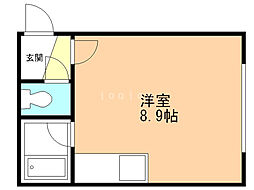 アーバンサイト麻生 ワンルームの間取図画像
