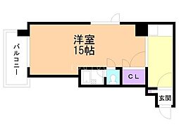 KOYAS6 1Kの間取図画像