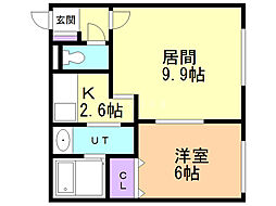 ファインボックス 1LDKの間取図画像