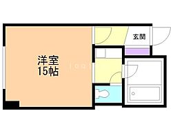 マイルーム38 ワンルームの間取図画像