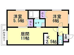 物件の間取り