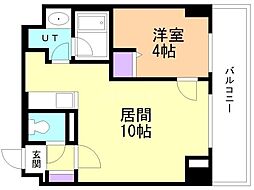 イリオスエフタ 1LDKの間取図画像