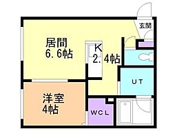 VIVACE163 1LDKの間取図画像