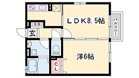 クリアコート  ｜ 兵庫県西脇市西脇（賃貸アパート1LDK・2階・35.30㎡） その2