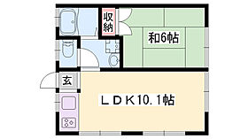 ハイツ山野井  ｜ 兵庫県姫路市山野井町（賃貸アパート1LDK・1階・34.78㎡） その2