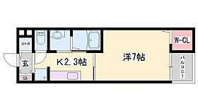 ジュエルII  ｜ 兵庫県姫路市飾磨区三宅1丁目（賃貸マンション1K・4階・27.84㎡） その2