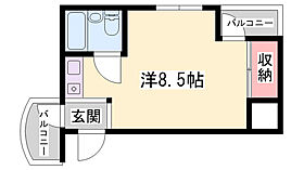 BWビル17  ｜ 兵庫県姫路市塩町（賃貸マンション1R・6階・19.25㎡） その2