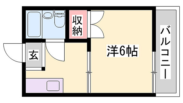 パークサイド社 ｜兵庫県加東市社(賃貸アパート1K・2階・19.87㎡)の写真 その2