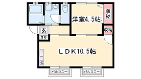 パナハイツ山田  ｜ 兵庫県姫路市東辻井1丁目（賃貸アパート1LDK・2階・38.10㎡） その2