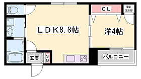 サントークII  ｜ 兵庫県姫路市飾磨区三宅1丁目（賃貸アパート1LDK・3階・30.69㎡） その2