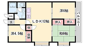 向陽台ヒルズ  ｜ 兵庫県相生市向陽台（賃貸マンション3LDK・3階・63.76㎡） その2