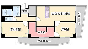 ハイツ赤坂C  ｜ 兵庫県相生市赤坂1丁目（賃貸マンション2LDK・6階・68.43㎡） その2